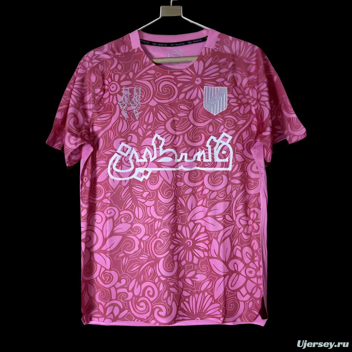 25/26 FC Palestina X Farrah Azam Collab Pink Jersey
