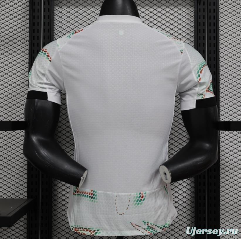 Player Version 2024 Portugal Away White Jersey