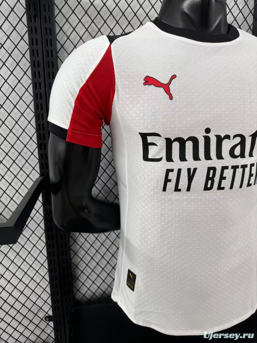 Player Version 25/26 AC Away White Jersey