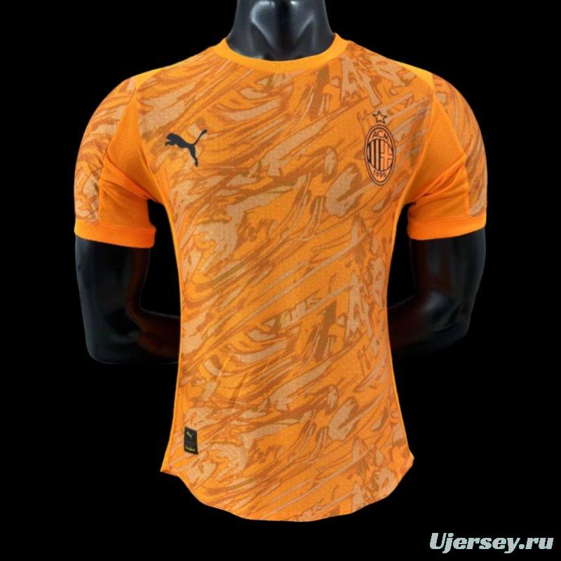 Player Version 25/26 AC Milan Goalkeeper Third Orange Jersey