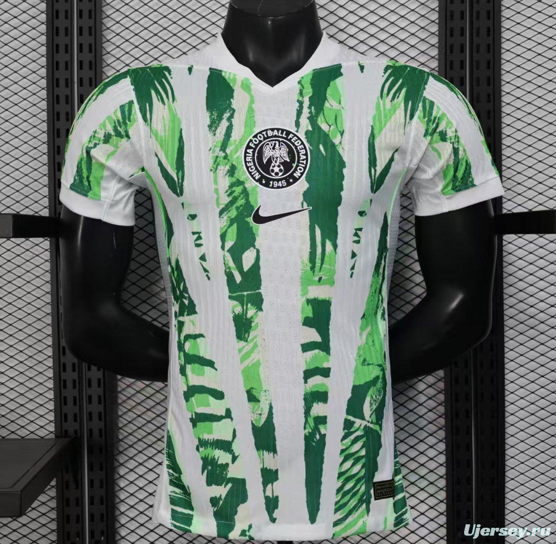 Player Version 2025 Nigeria Green/White Jersey