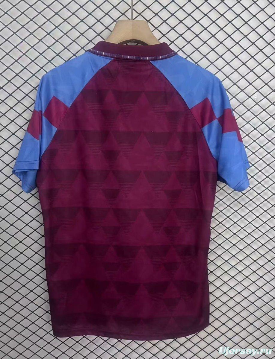 Retro 90/92 Aston Villa Home Jersey