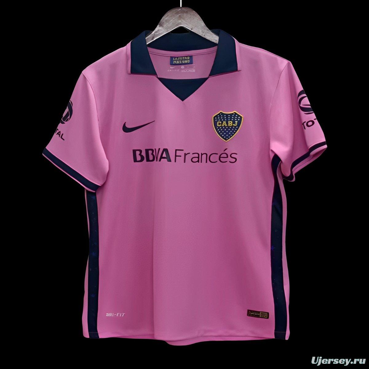 Retro 13/14 Boca Juniors Away Pink Jersey