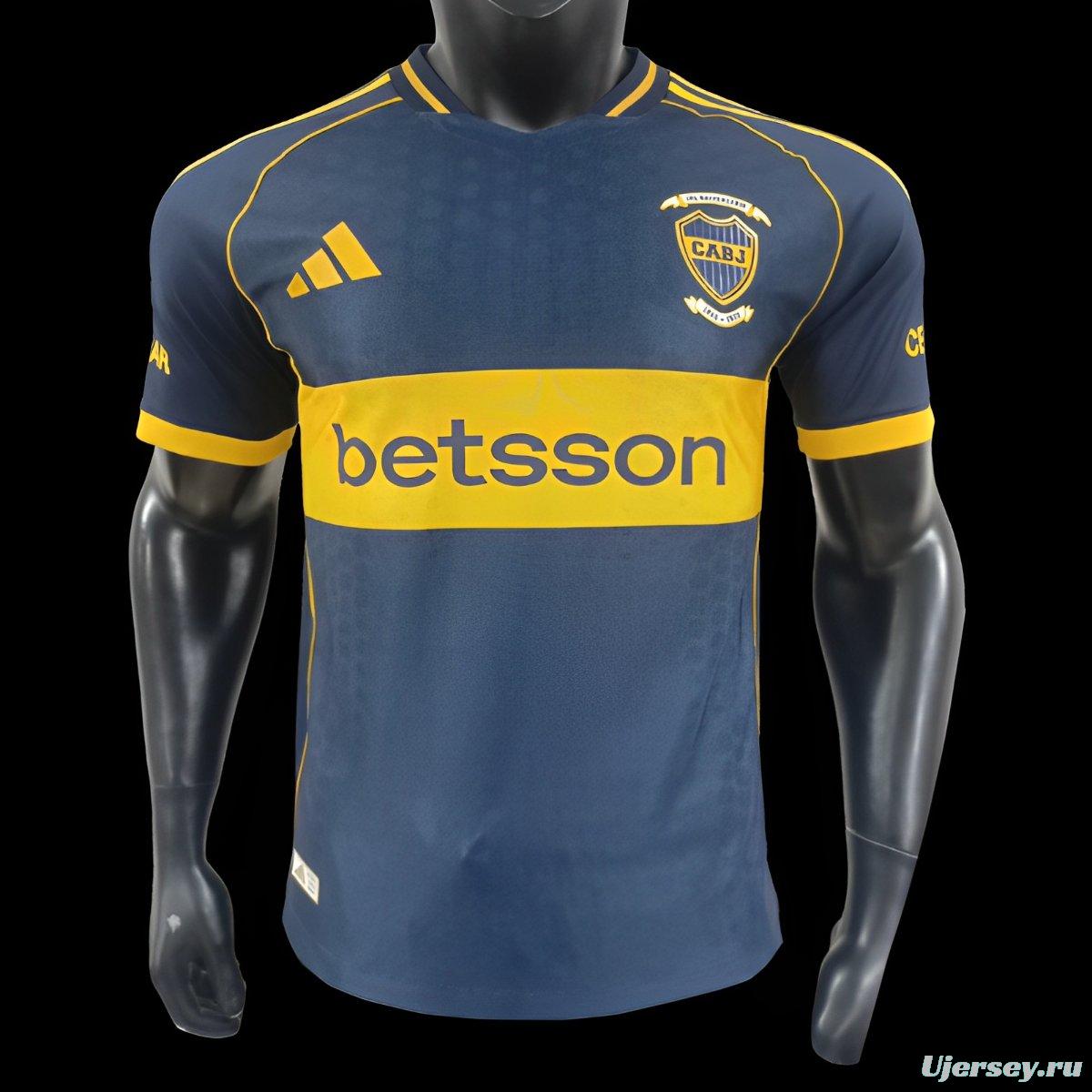 Player Version 25/26 Boca Juniors Home Jersey