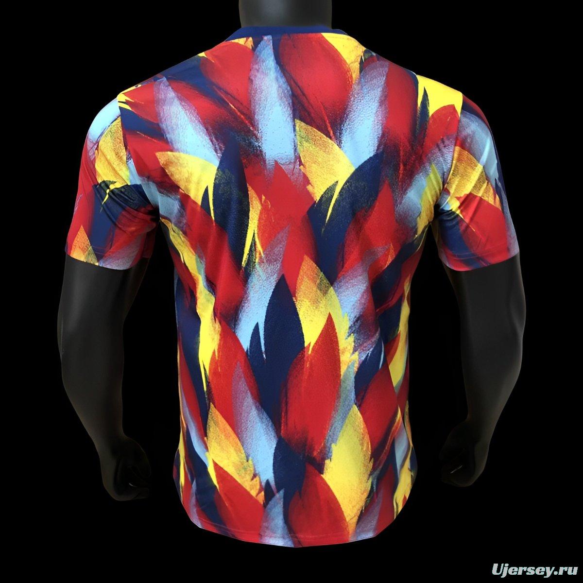 Player Version 25/26 Arsenal Multicolor with Abstract Brush Pattern Jersey