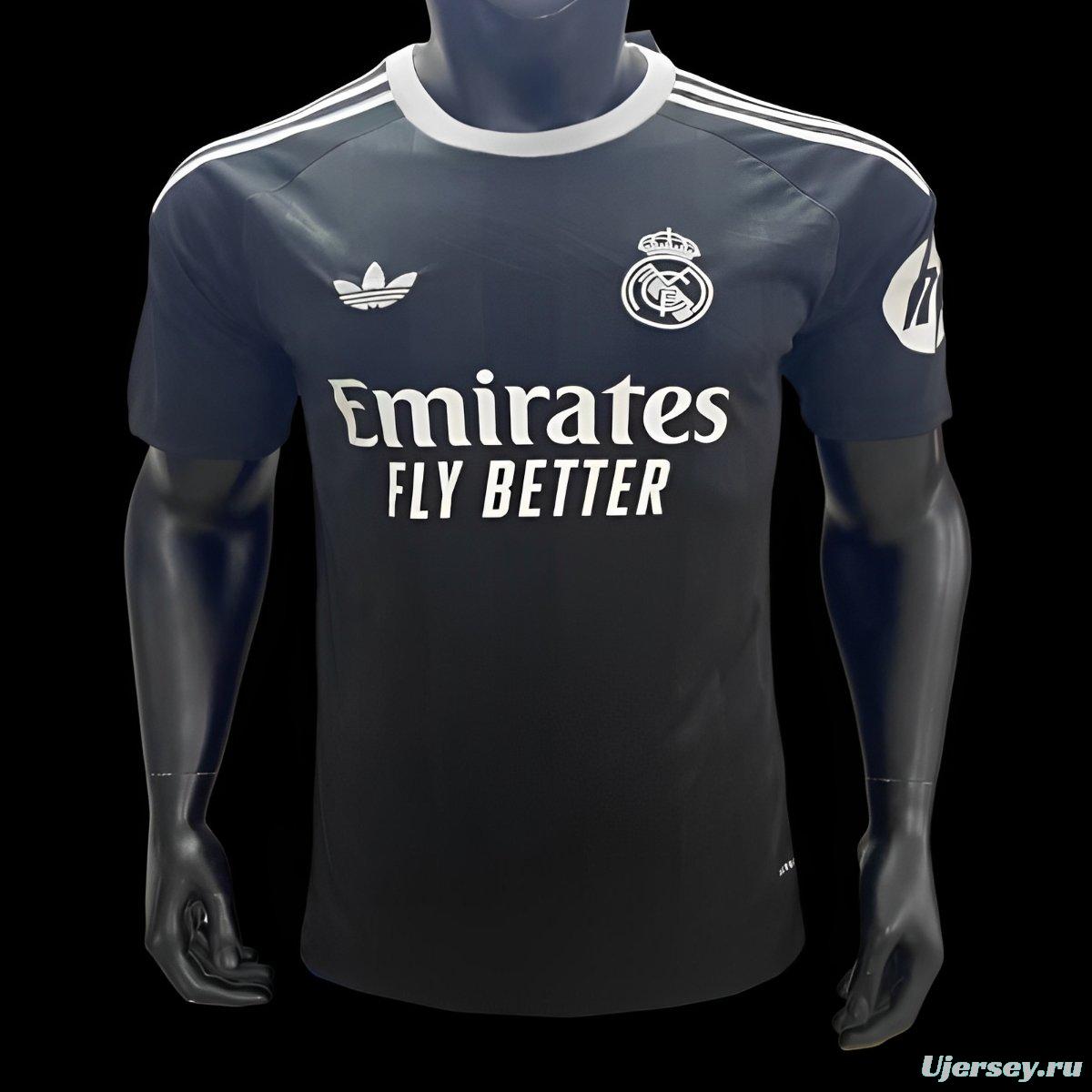 25/26 Real Madrid Black Goalkeeper Jersey