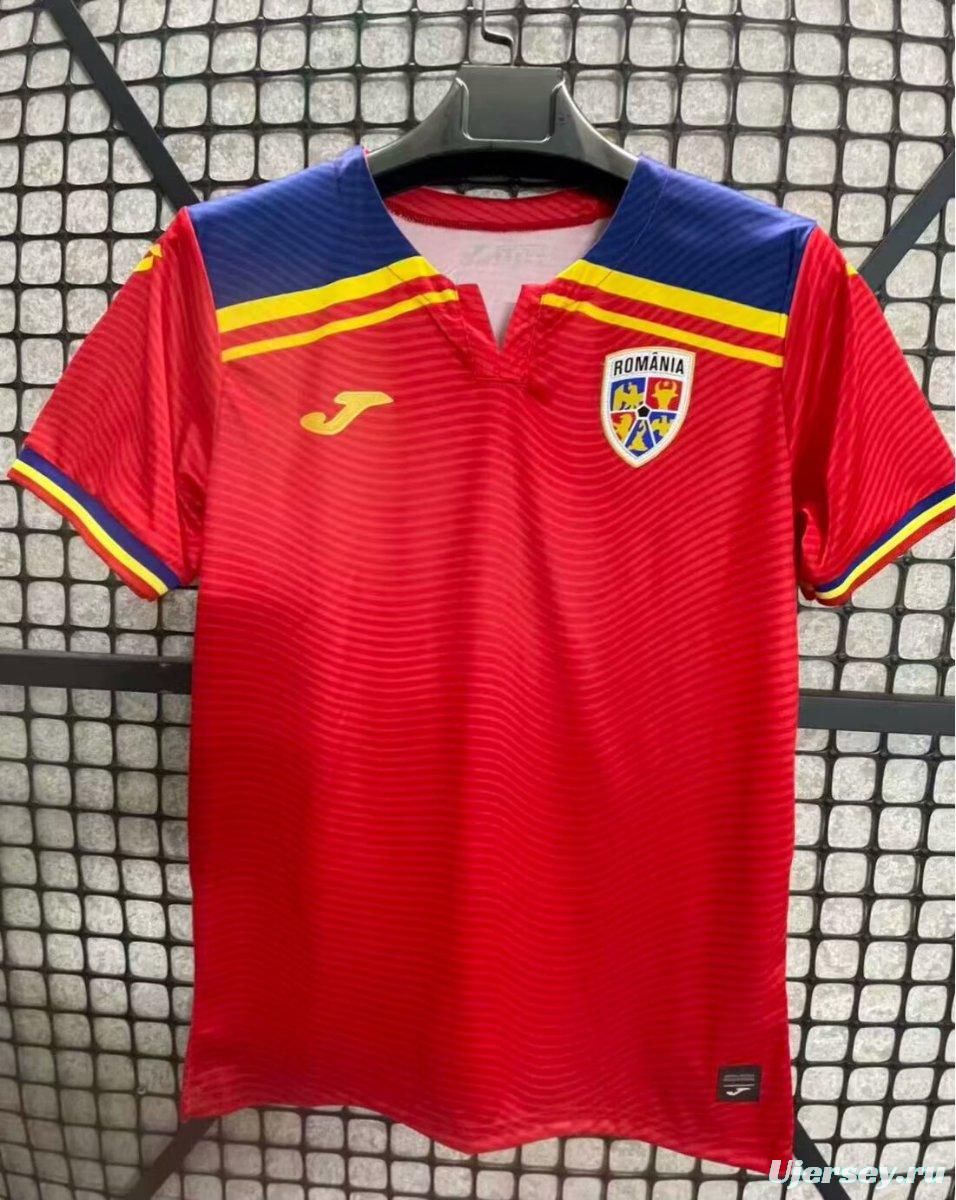 2025 Romania Away Red Jersey