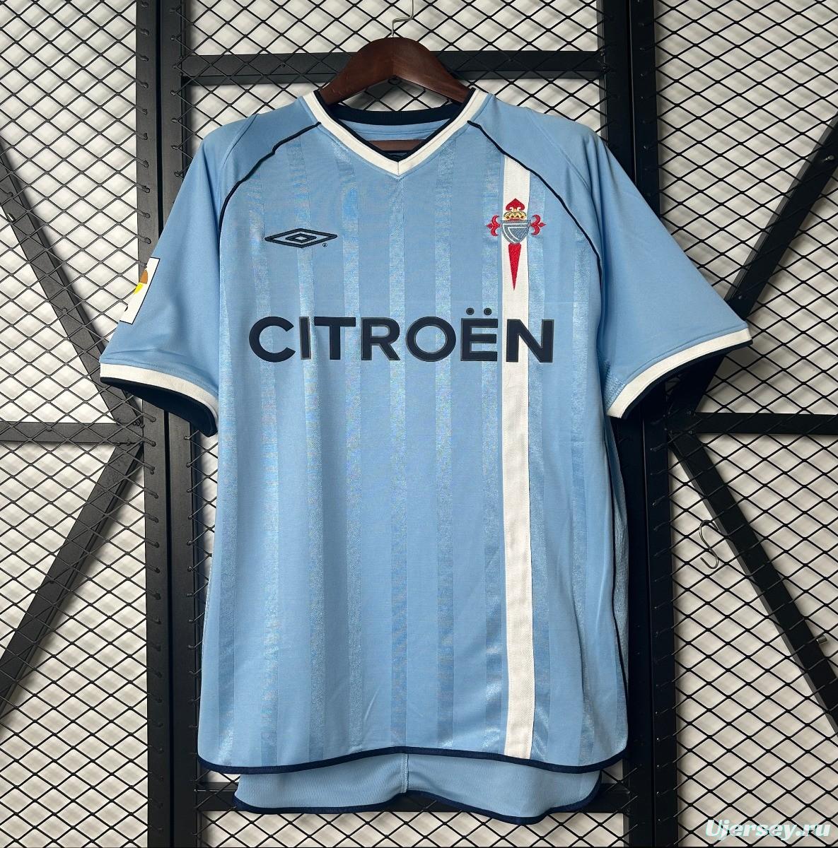 01/02 Retro Celta Home Jersey