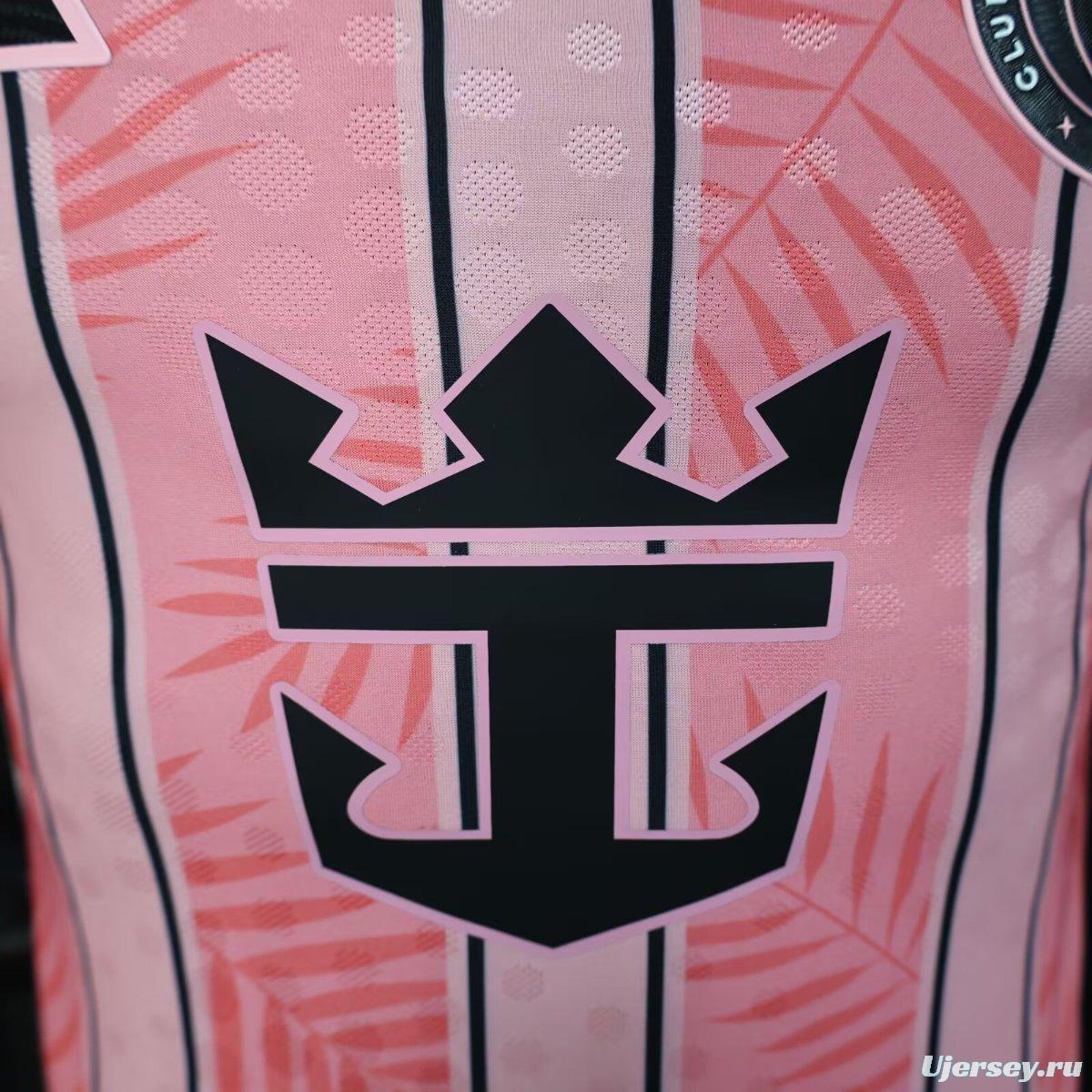 Player Version 25/26 Inter Miami CF Pink with Palm Leaf and Stripes Jersey