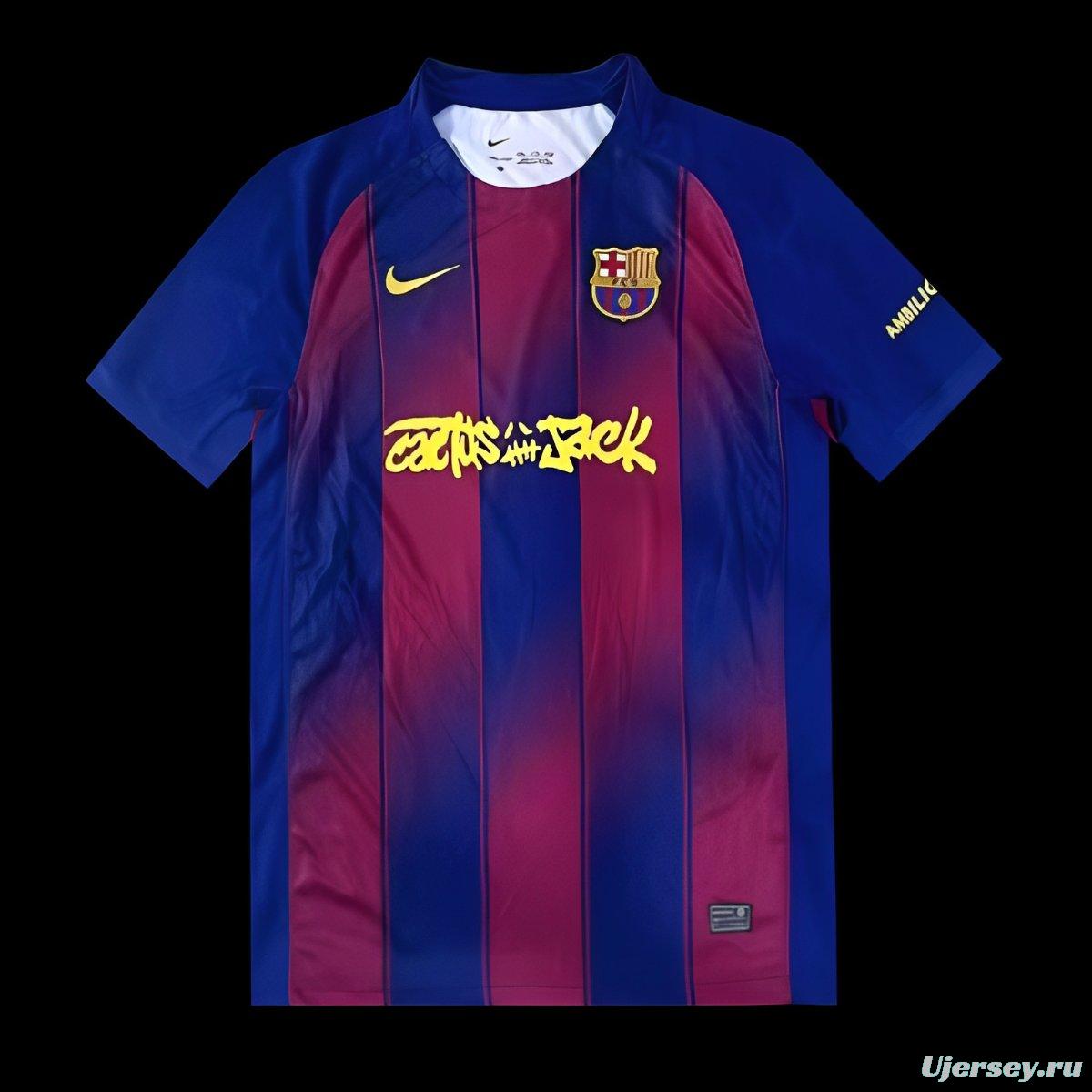 25/26 Barcelona  x Travis Scott Home Jersey