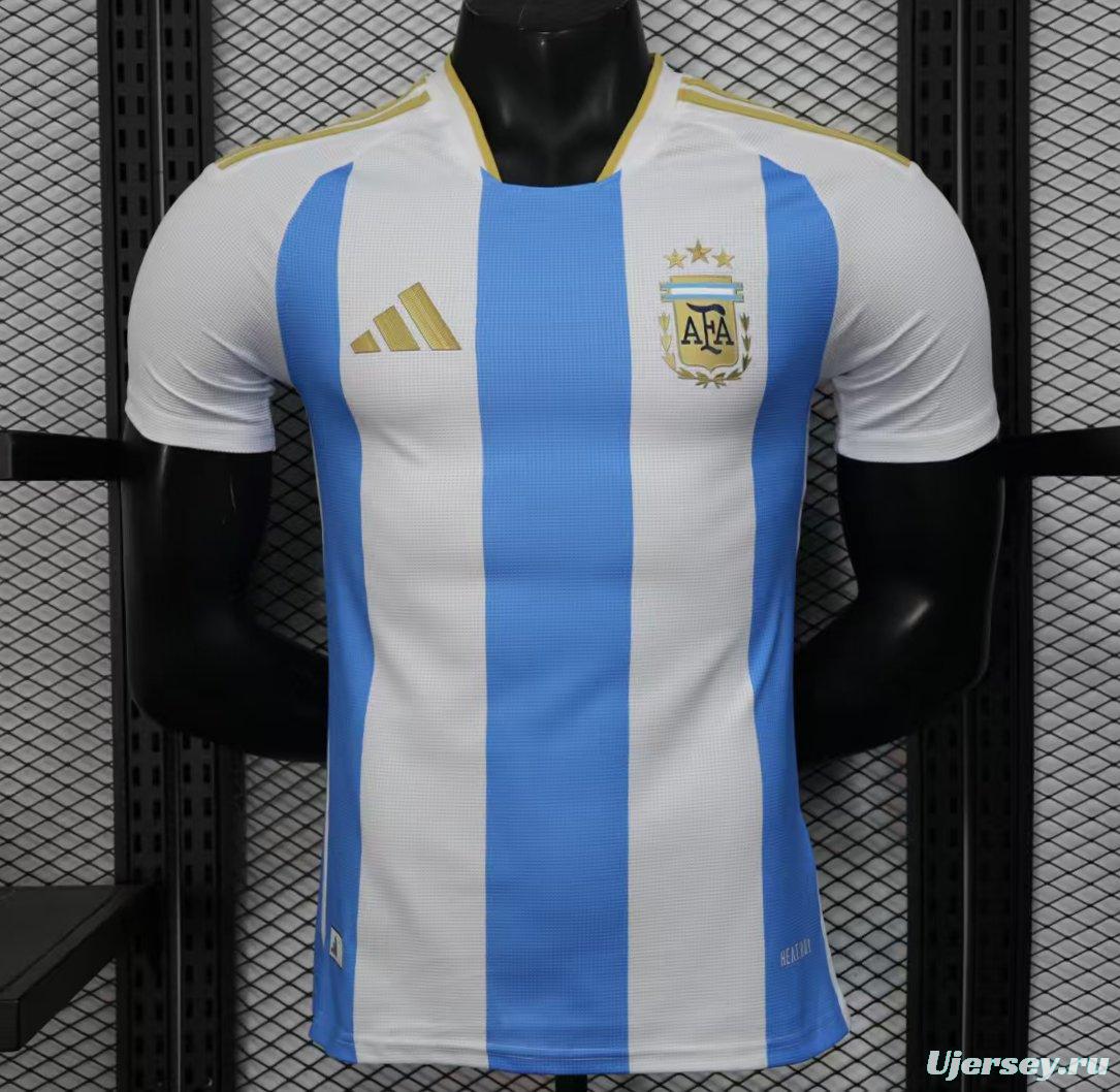 Player Version 2025 Argentina Home Jersey