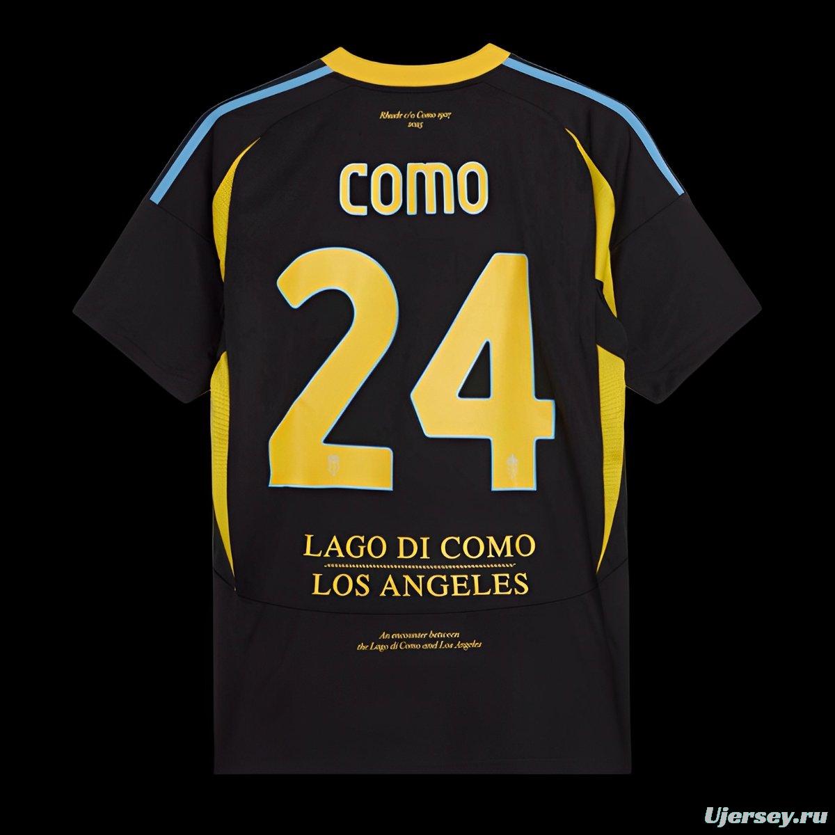 24/25 COMO 1907 Forth Black Jersey