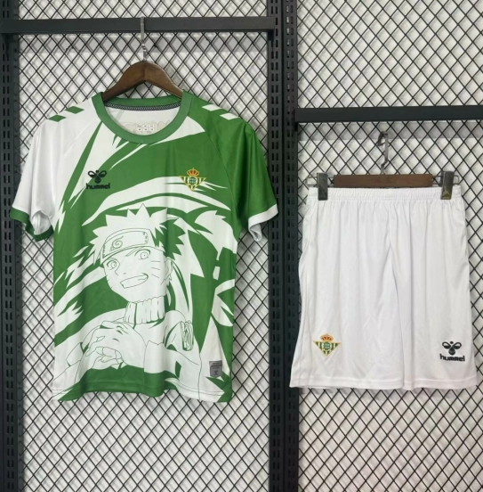 25/26 Kids Real Betis Naruto Inspired Jersey