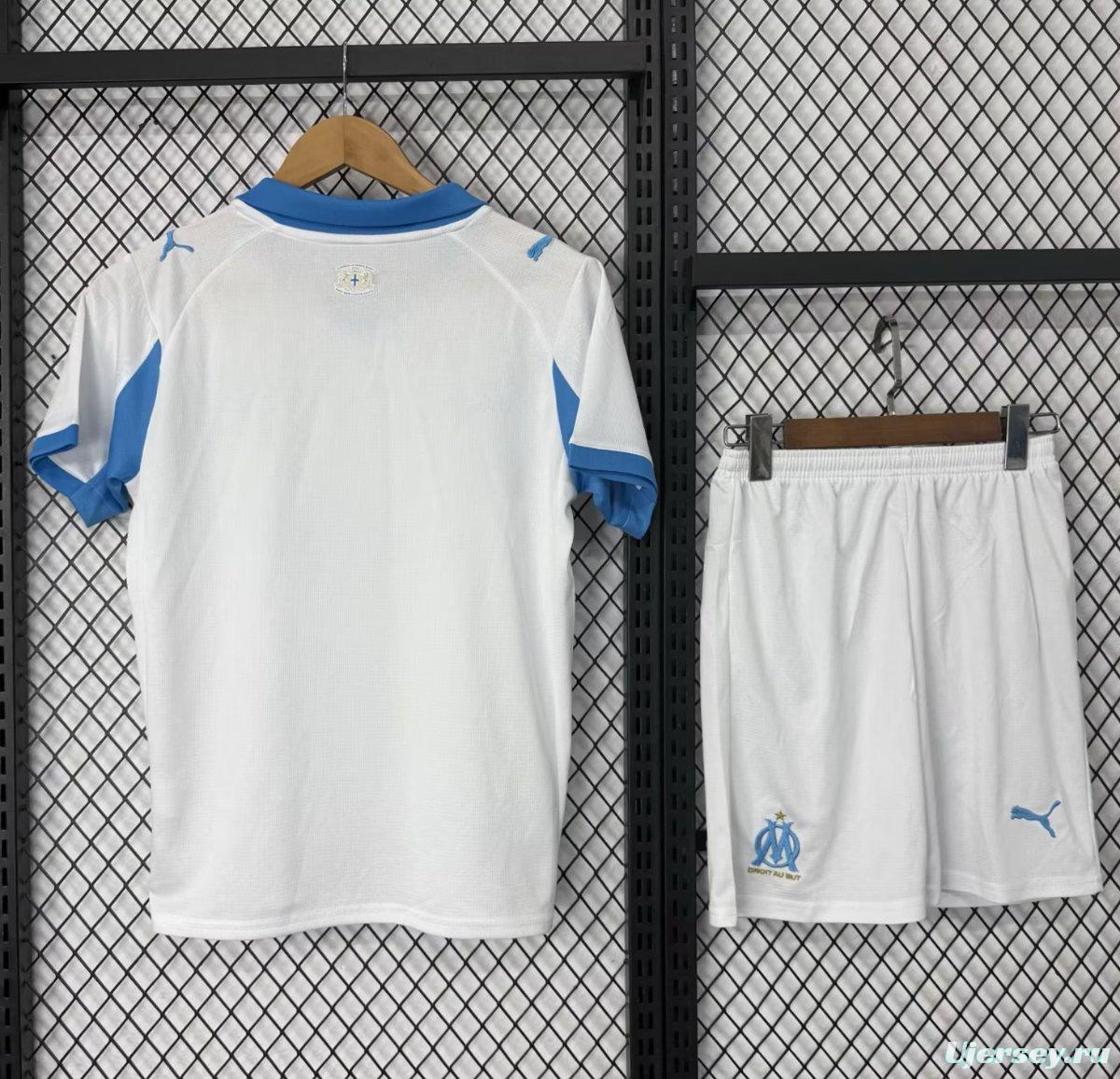 25/26 Kids Olympique Marseille Home Jersey