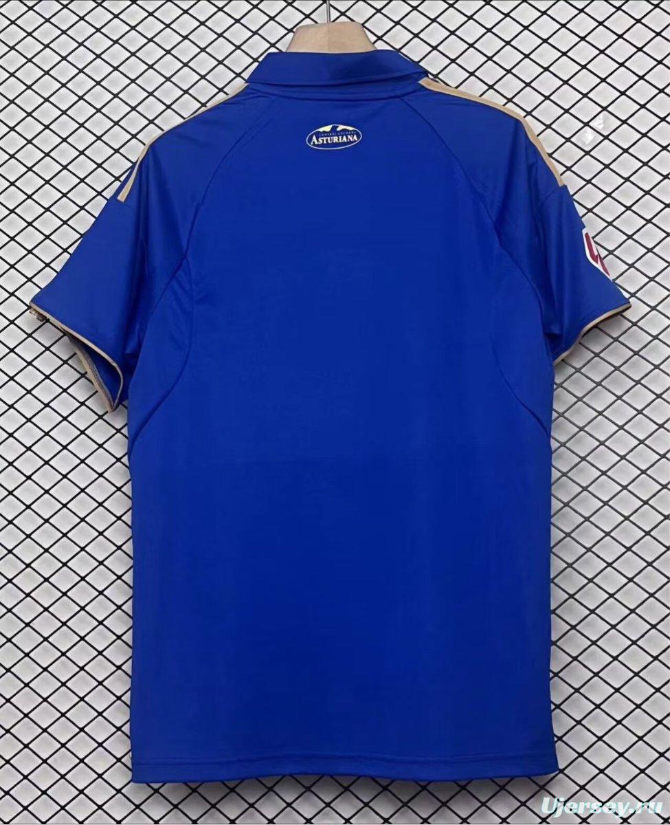 25/26 Real Oviedo Centenary Home Blue Jersey