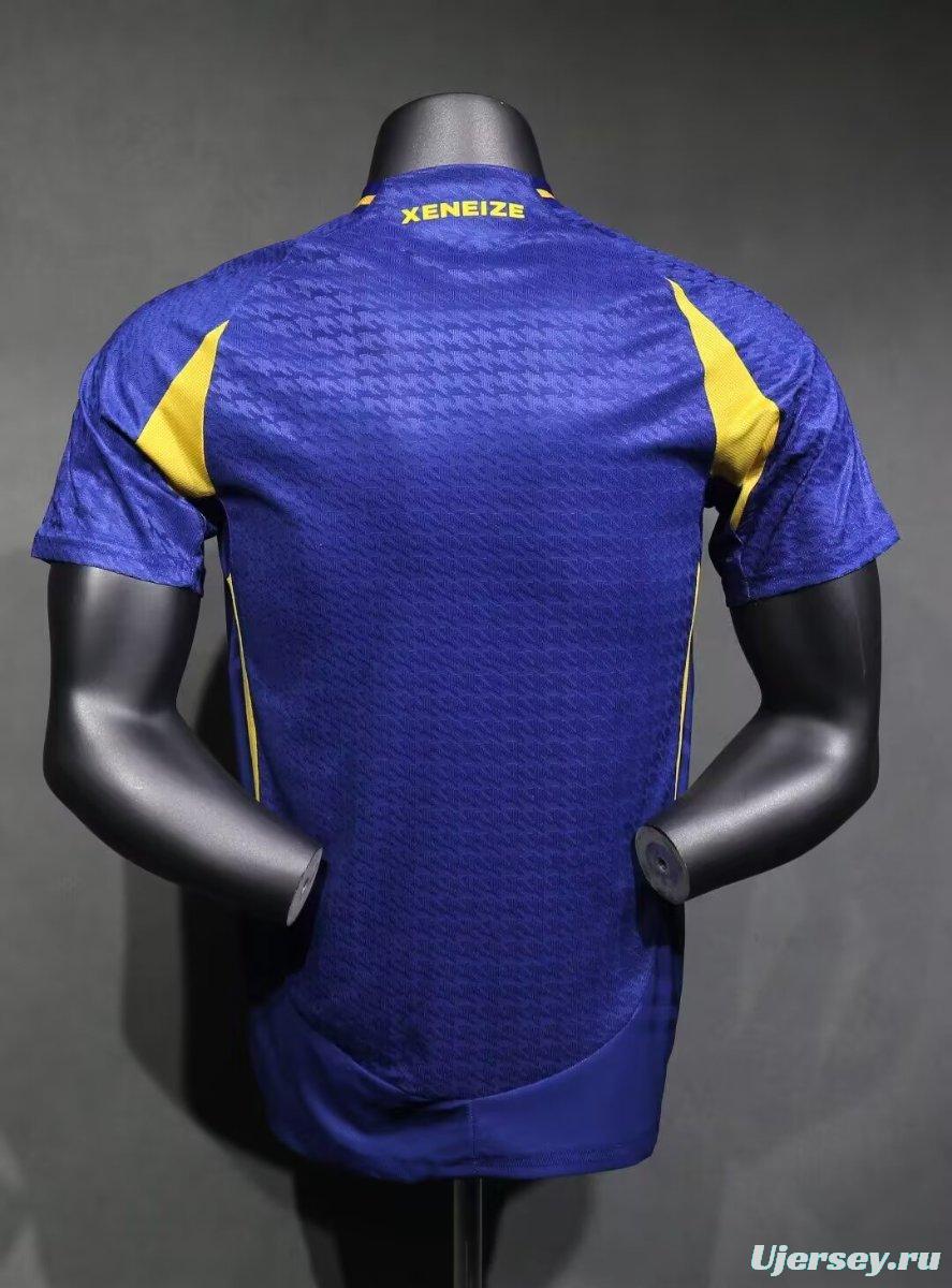 Player Version 25/26 Boca Juniors Blue/Yellow Special Jersey
