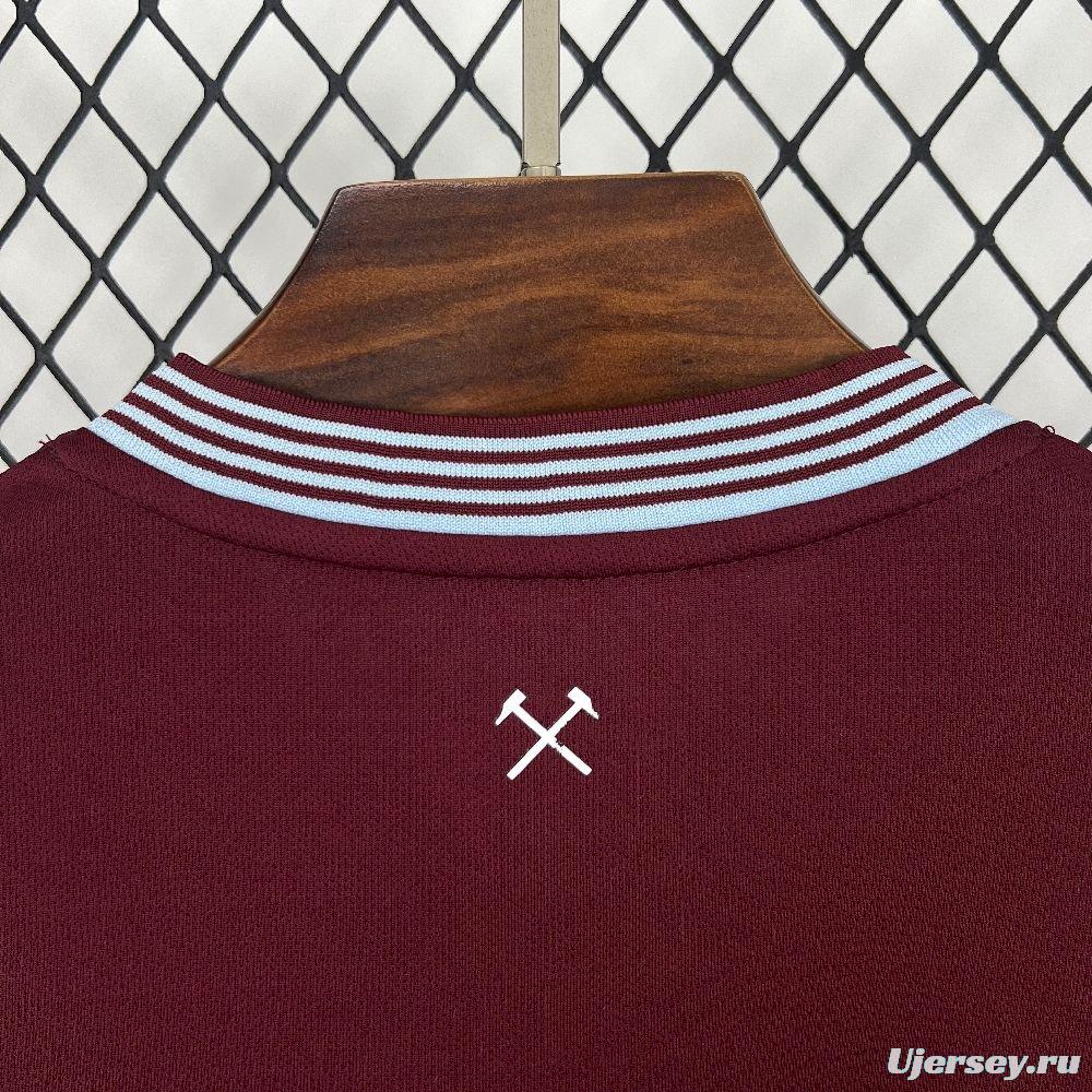 25/26 west Ham United Home Jersey