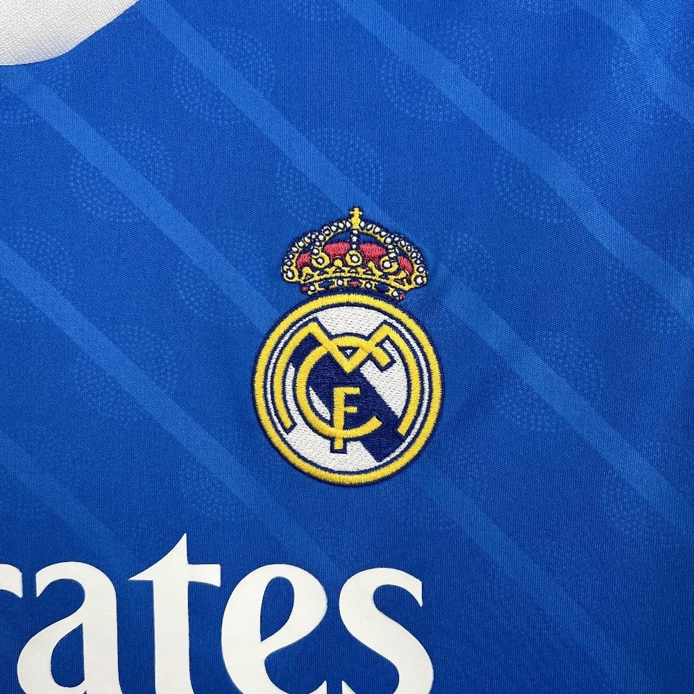 25/26 Real Madrid Third Blue Long Sleeve Jersey