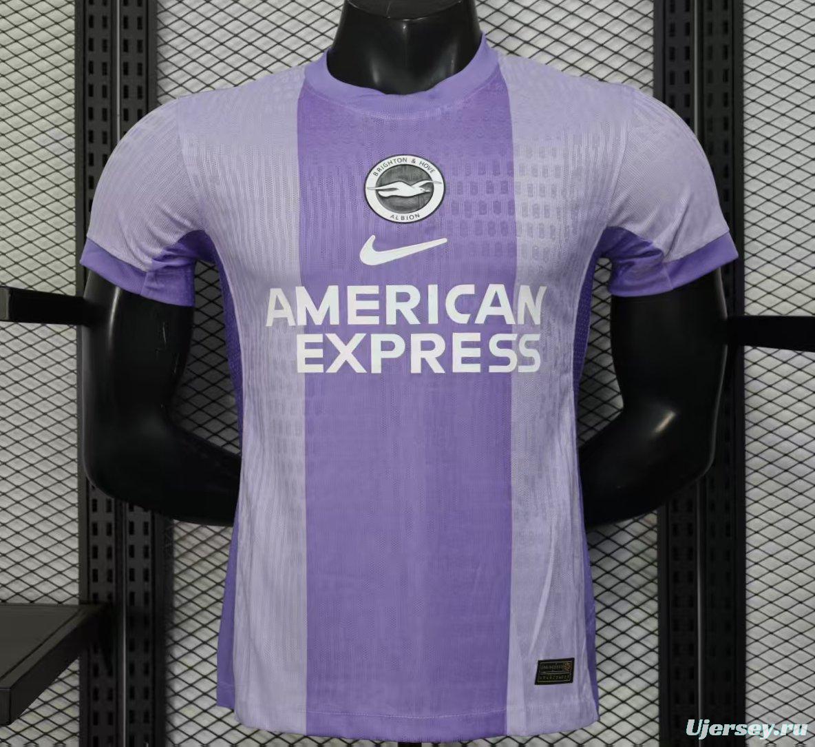 Player Version 25/26 Brighton Hove Albion Away Jersey