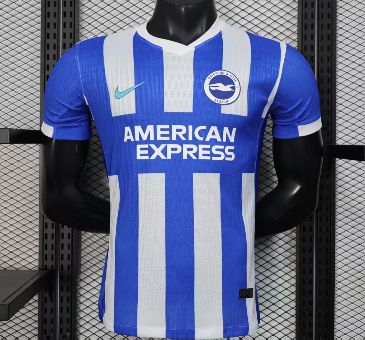 Player Version 25/26 Brighton Hove Albion Home Jersey