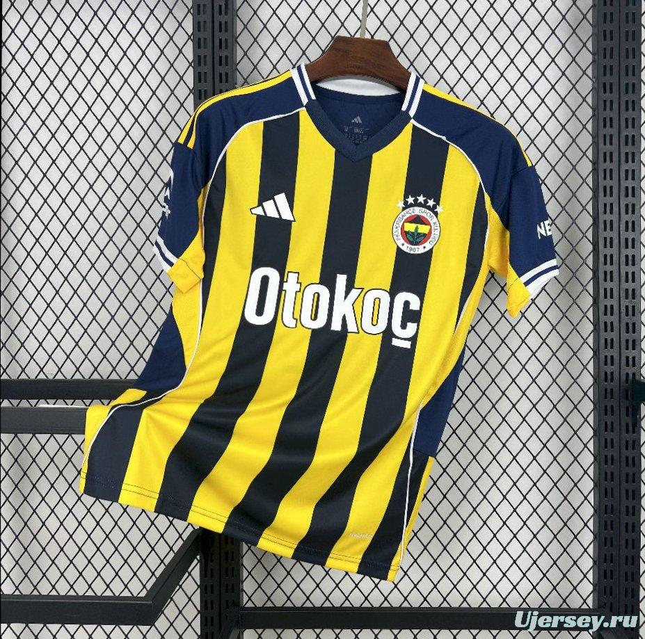 25/26 Fenerbahce Home Jersey