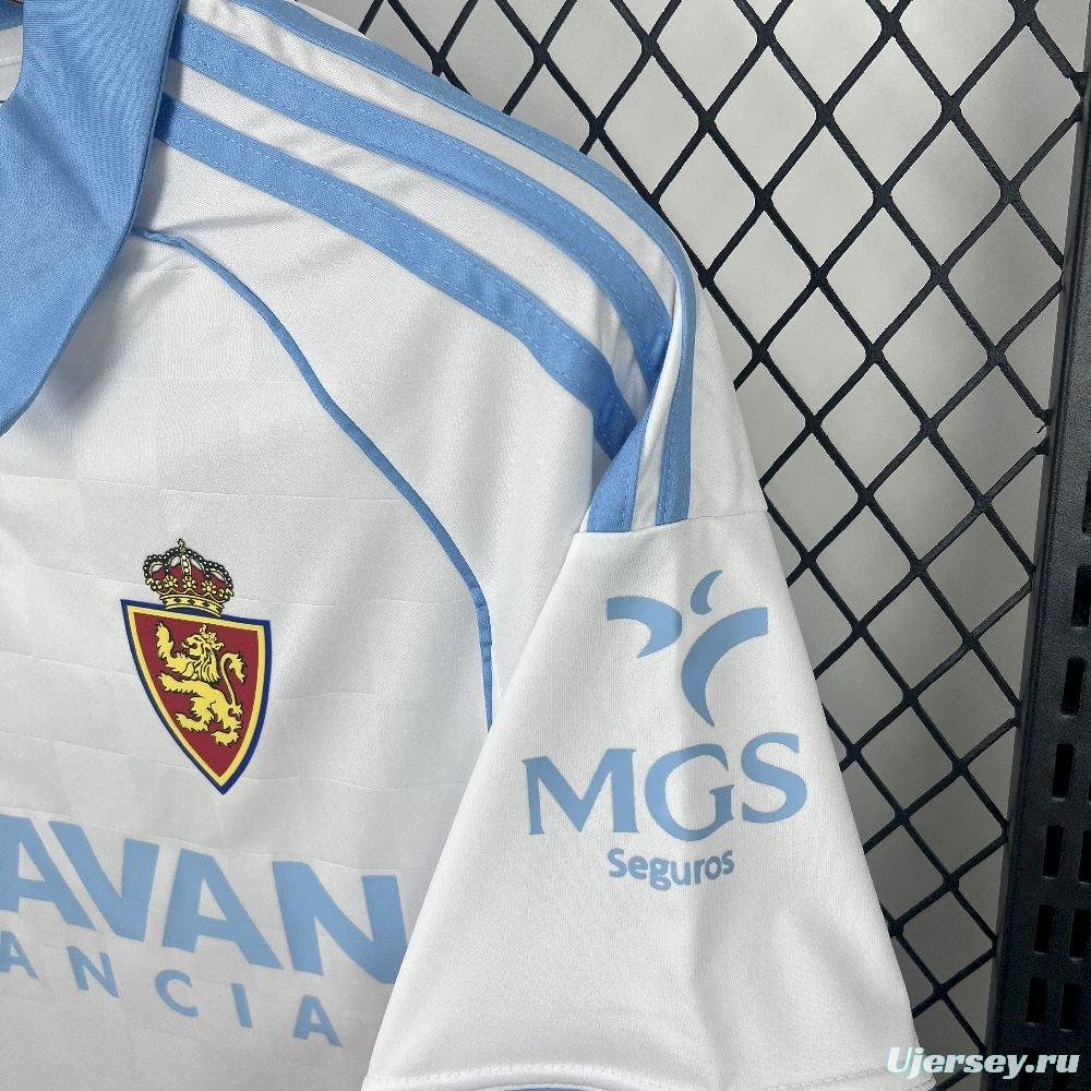 25/26 Real Zaragoza Home Jersey