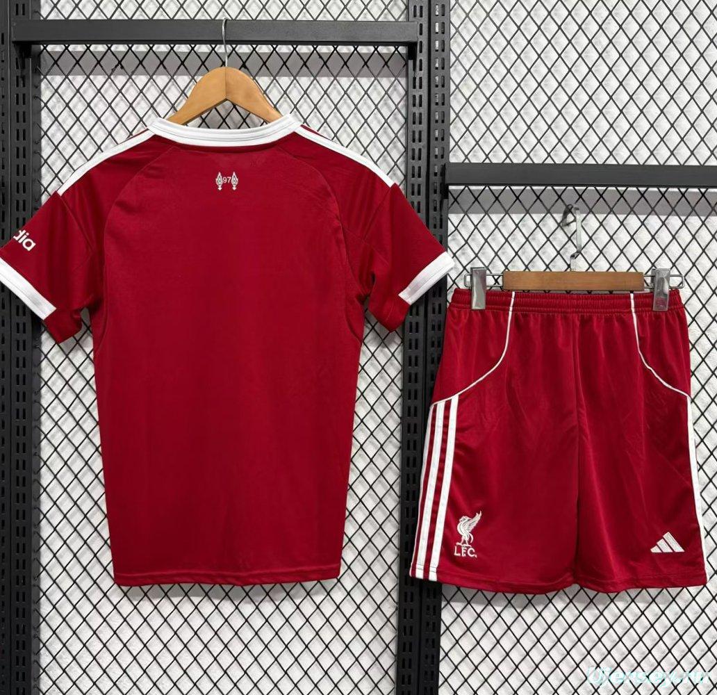 25/26 Kids Liverpool Home Jersey