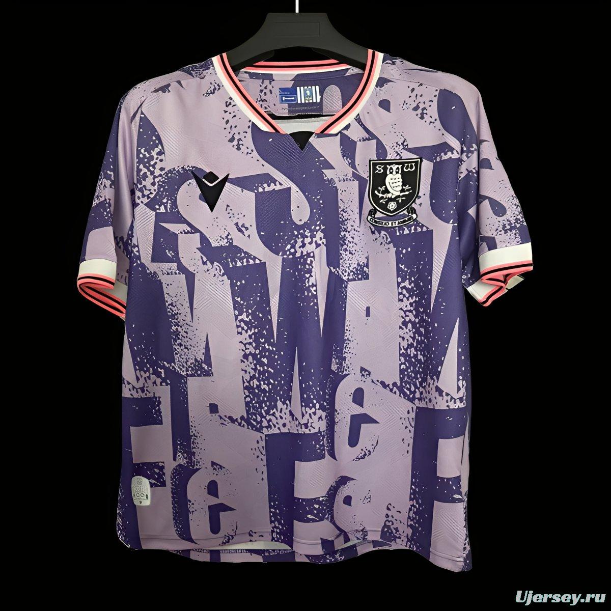 25/26 Sheffield Wednesday Away Purple Jersey