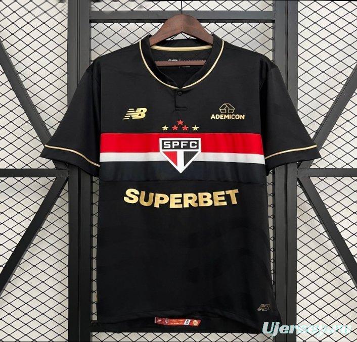 25/26 Sao Paulo Third Black Jersey