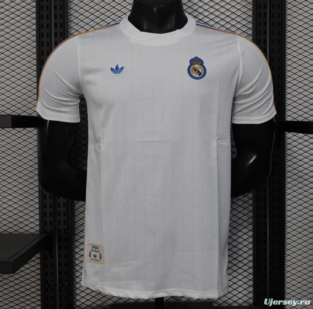 Player Version 25/26 Real Madrid White Casual Jersey