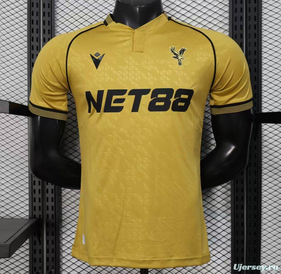Player Version 25/26 Crystal Palace Away Yellow Jersey
