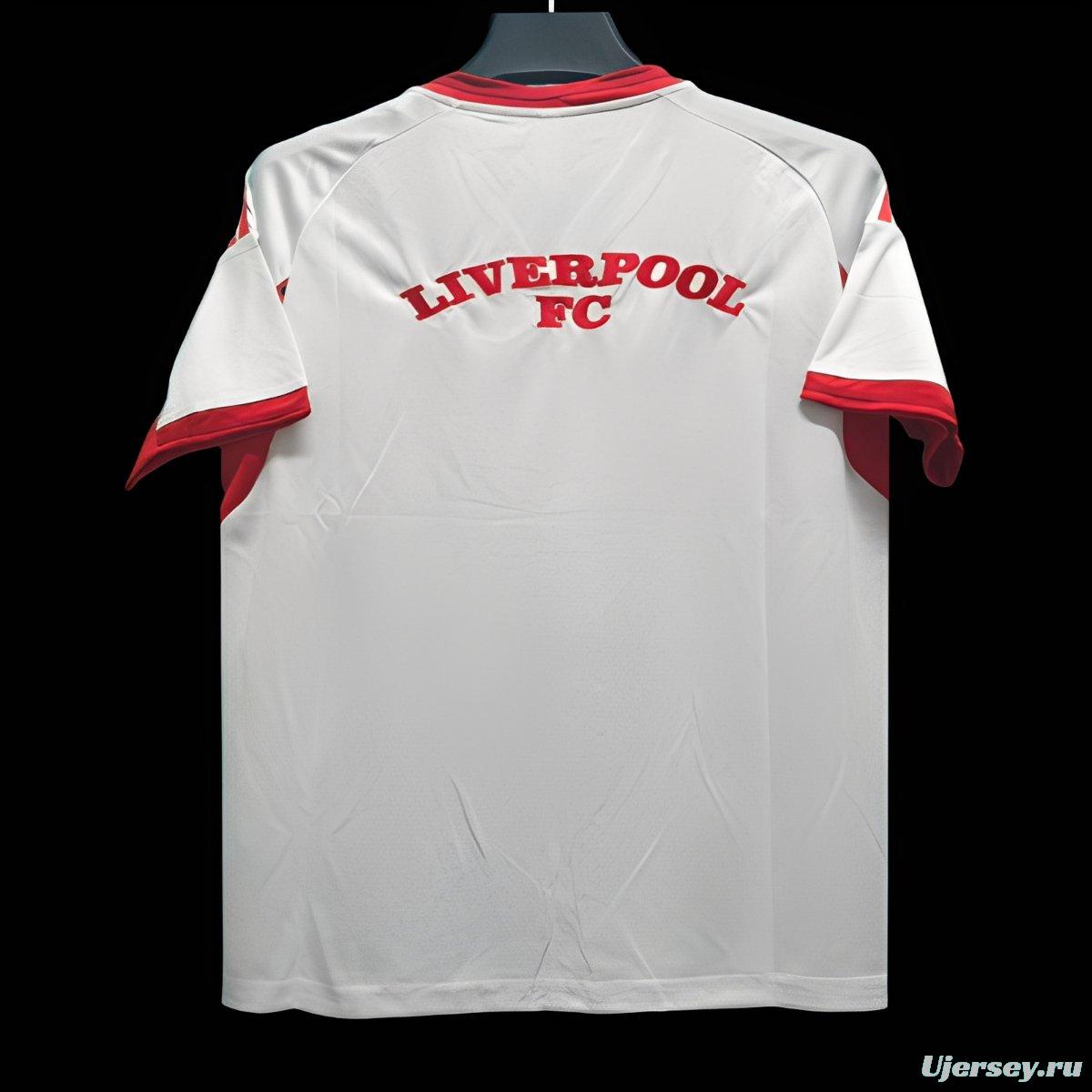25/26 Liverpool US Pack WHITE Baseball Jersey