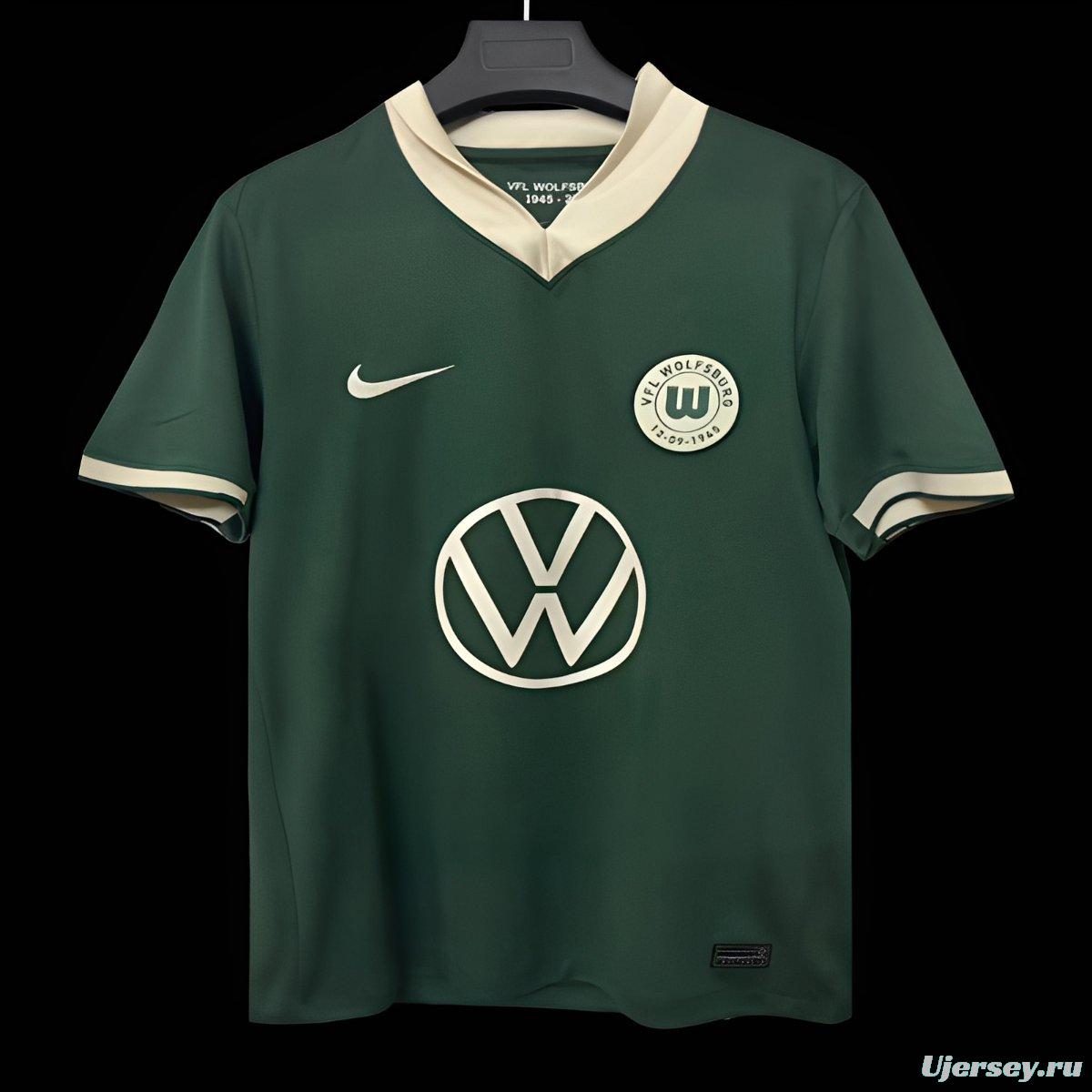 25/26 VFL Wolfsburg 80Th Anniversary Green Special Jersey