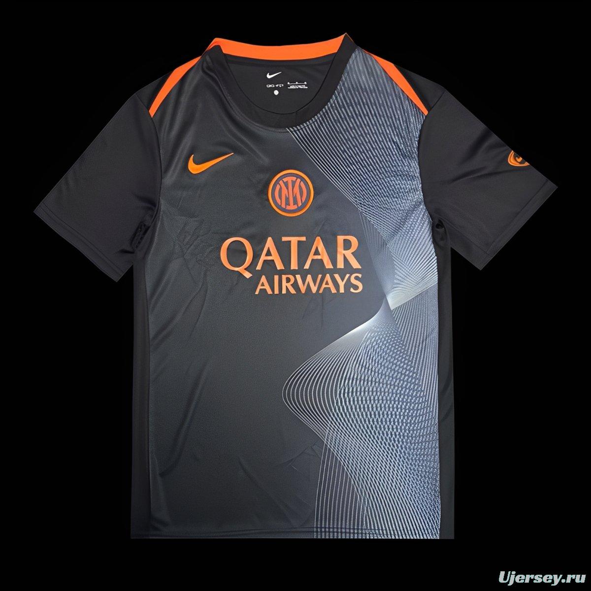 25/26 Inter Milan Black Pre-Match Jersey