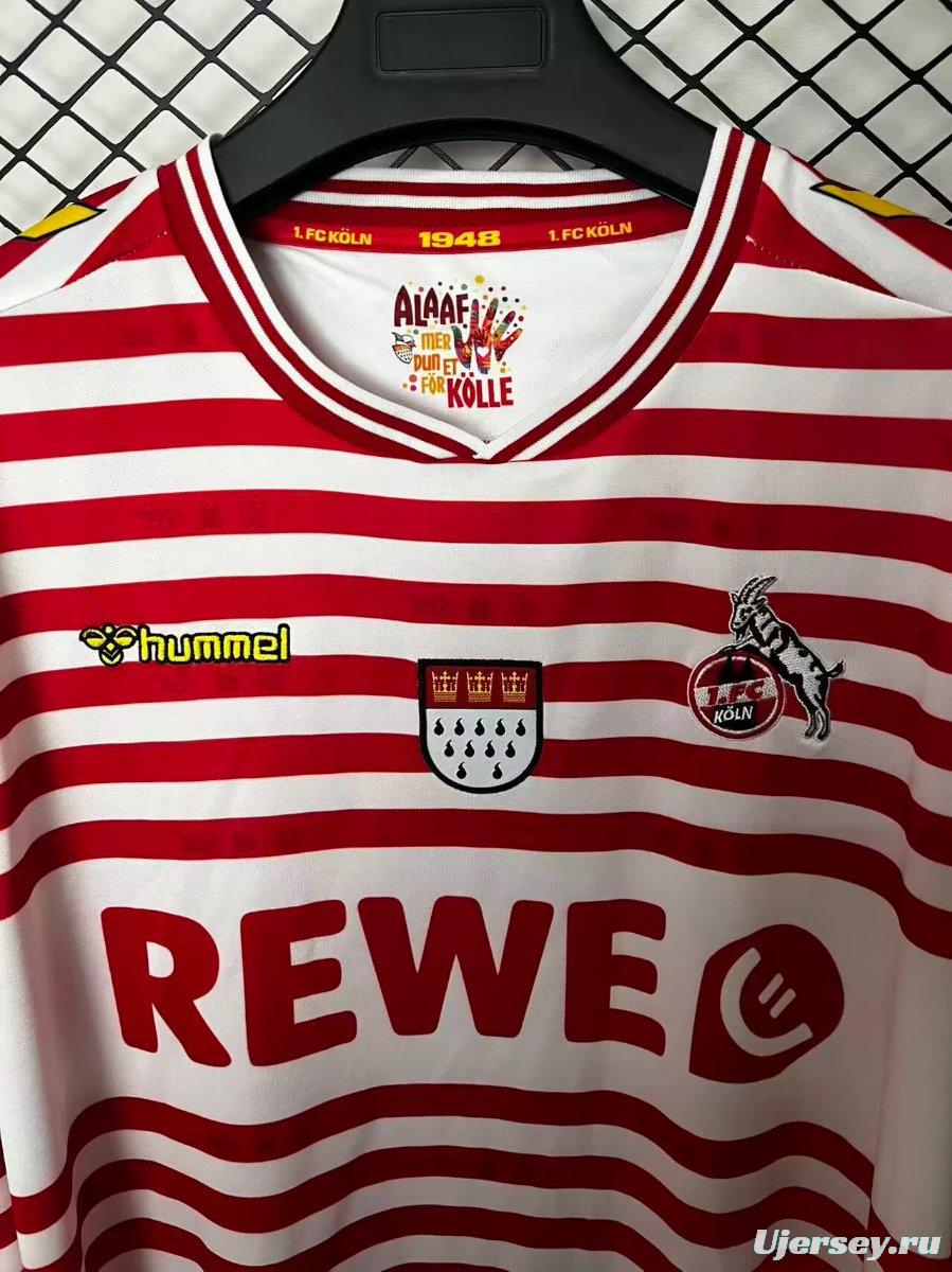 25/26 Koln Carnival White/Red Special Long Sleeve Jersey