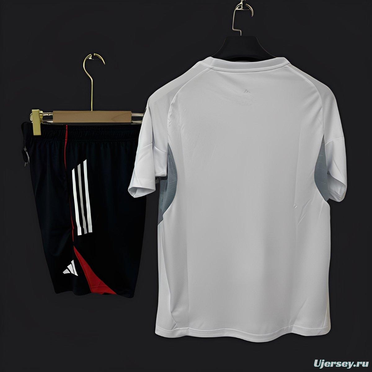 25/26 Benfica White Short Sleeve Jersey+Shorts