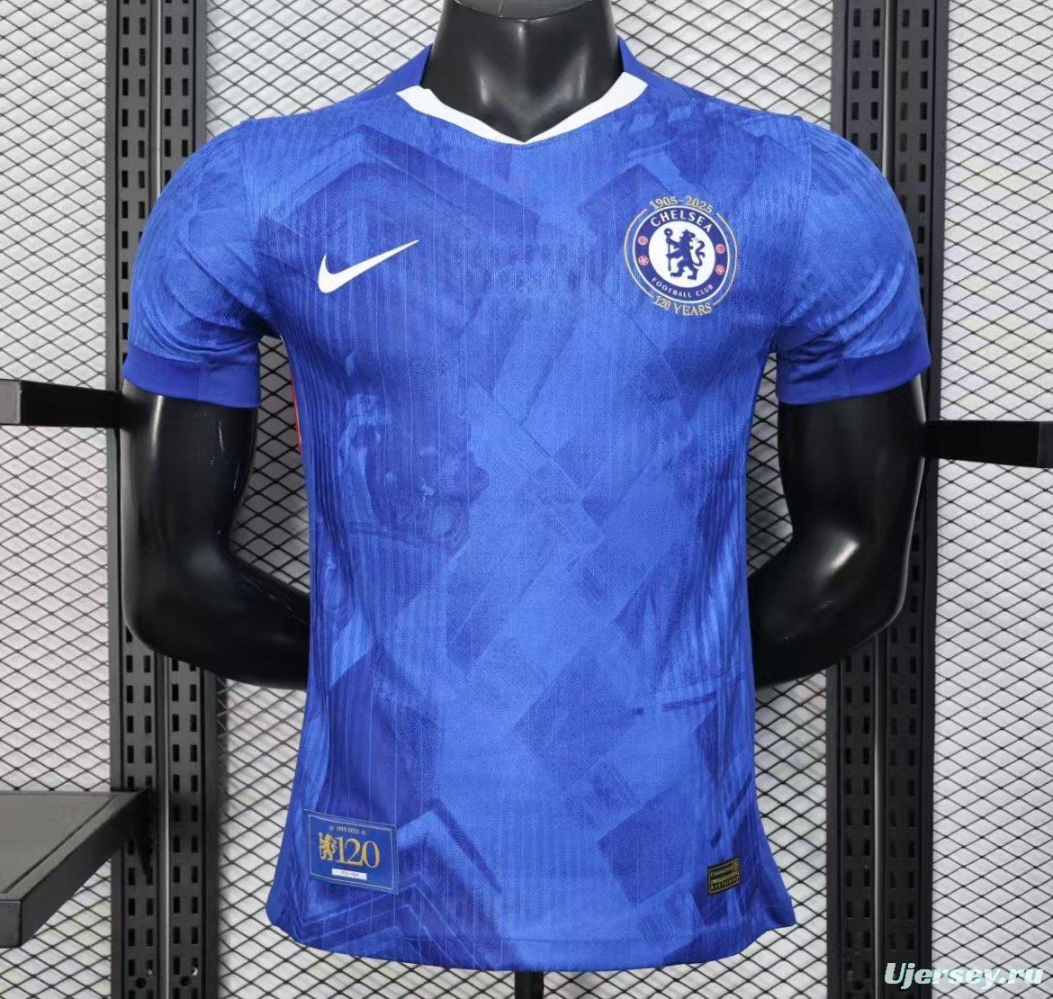 Player Version 25/26 Chelsea Blue 120Th Anniversary Jersey