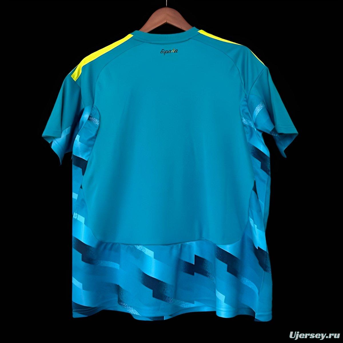 2026 Spain Blue Goalkeeper Jersey