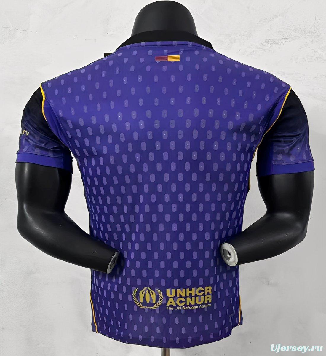 Player Version 25/26 Barcelona Mamba Away Purple Jersey