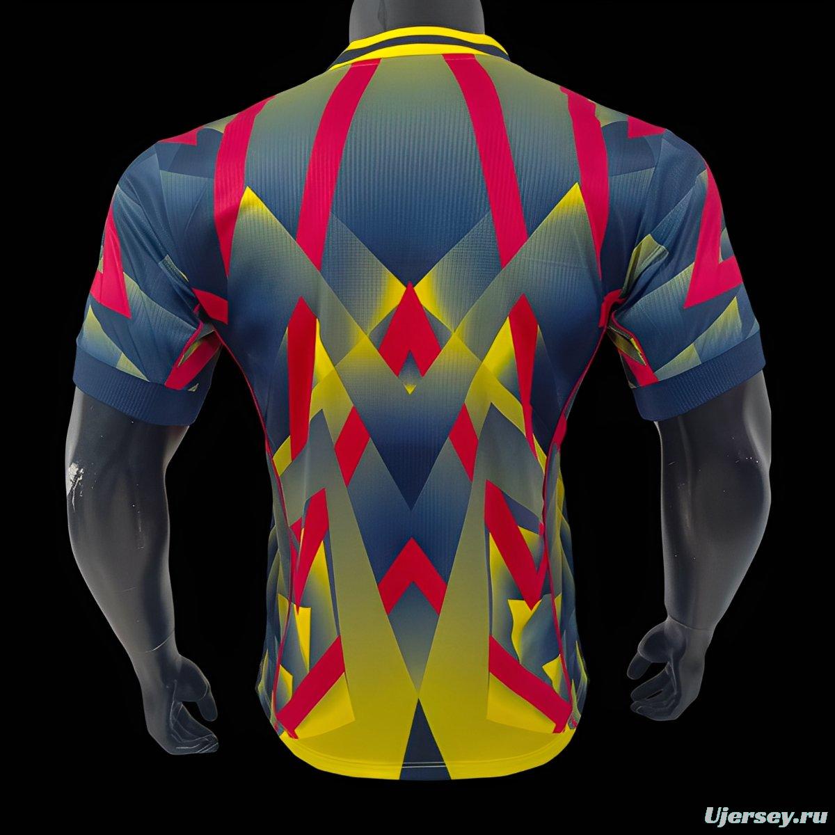 Player Versio 25/26 Arsenal Adidas Original Lifestyle Yellow with Geometric Pattern Jersey