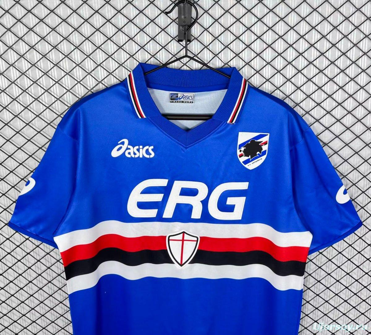 Retro 03/04 Sampdoria Home Jersey