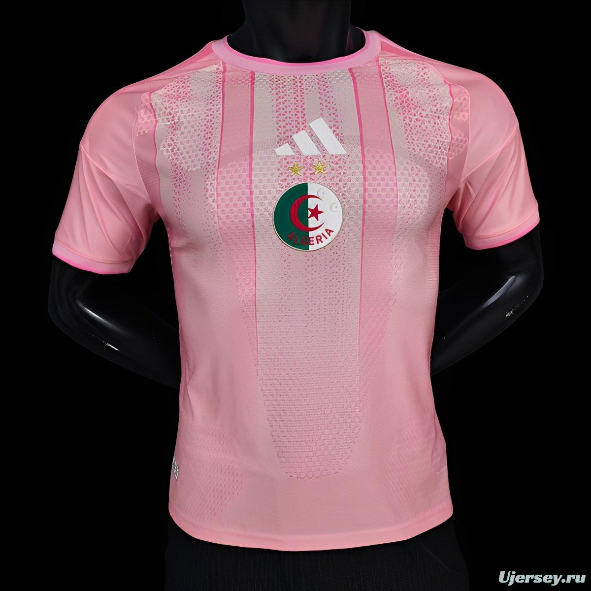 Player Version 2026 Algeria Pink Jersey