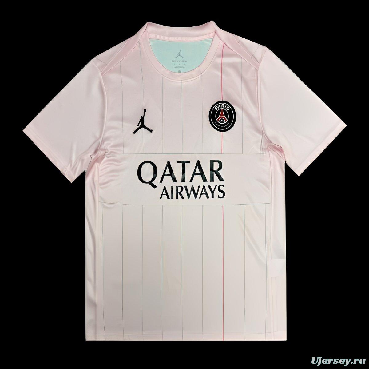 25/26 PSG Jordan Pre-Match Pink Training Jersey