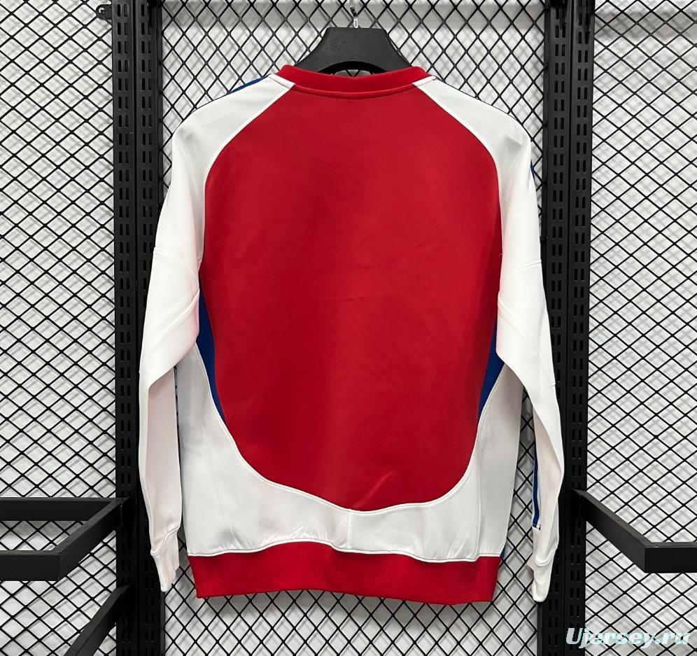 25/26 Arsenal FC Home Long Sleeve Training Sweatshirt