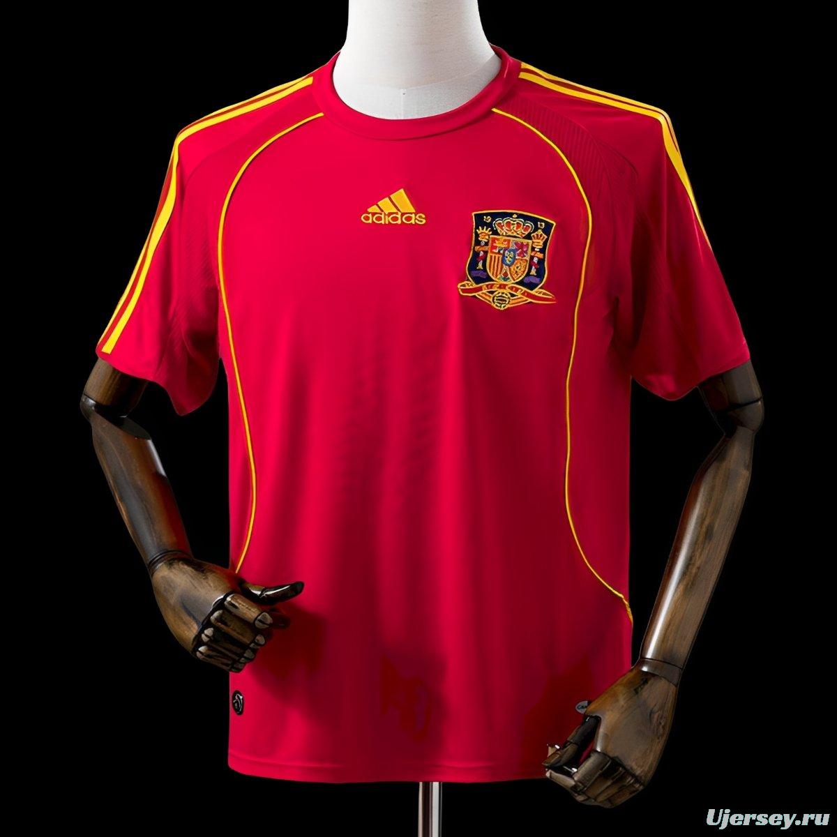 2008 Retro Spain Home Jersey