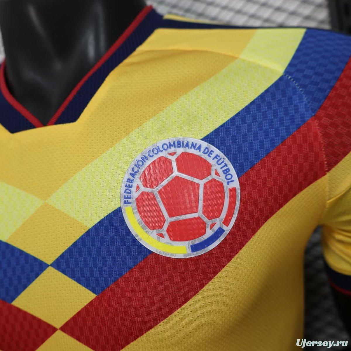 Player Version 2026 Colombia Yellow Pre-Match Jersey