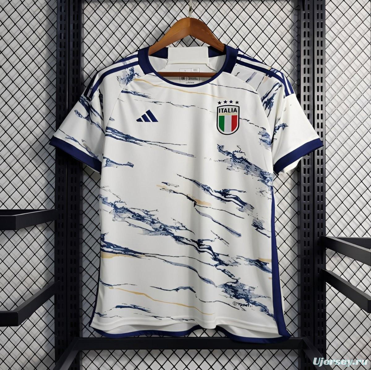 Retro 2023 Italy Away White Jersey