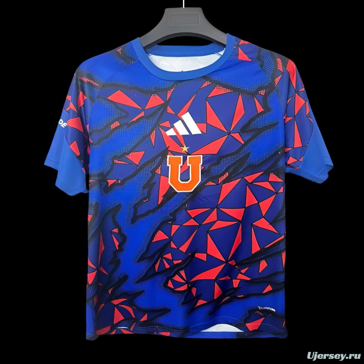 26/27 Club Universidad de Chile Blue Pre-Match Jersey