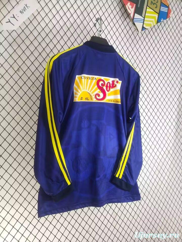 Retro 97/98 Club America Away Blue Long Sleeve Jersey