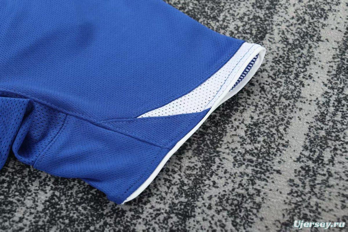 Retro Kids 2004 Brazil Away Blue Jersey